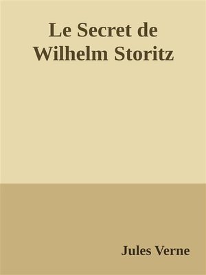 cover image of Le Secret de Wilhelm Storitz